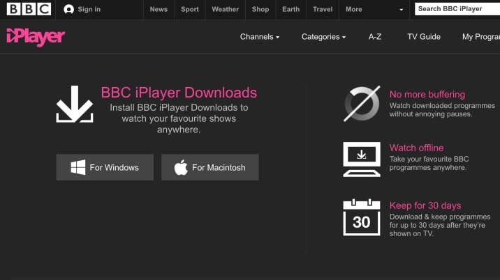 BBC iPlayer Downloads App