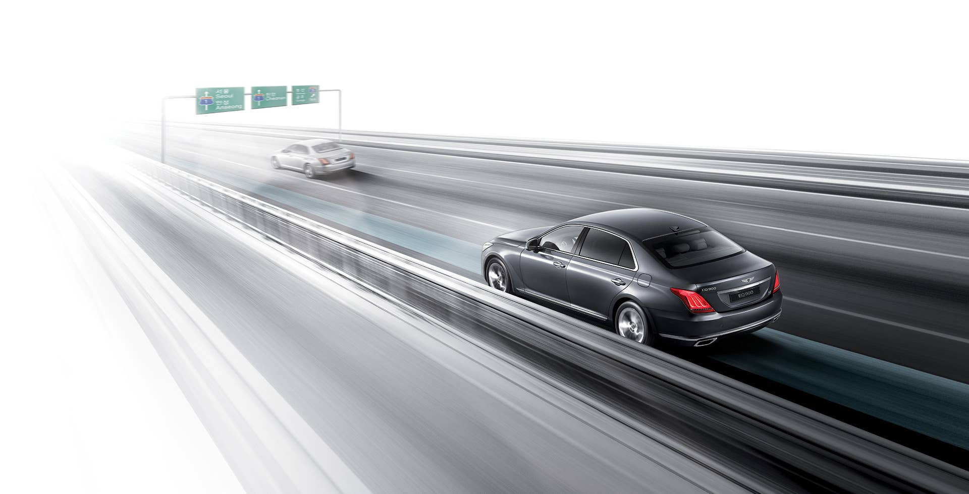 2017 Genesis G90 highway