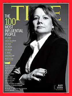 Mary Barra, GM CEO on cover of Time Magazine