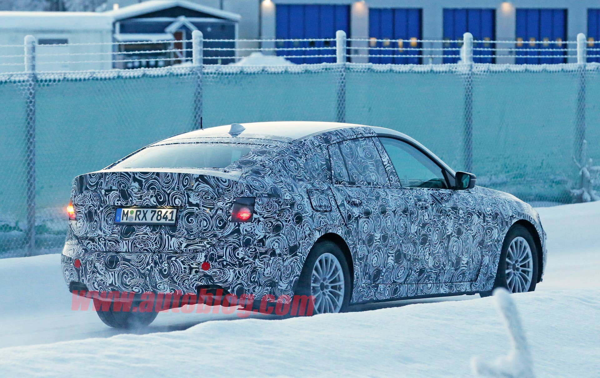 winter testing sweden bmw 5 series spy shots