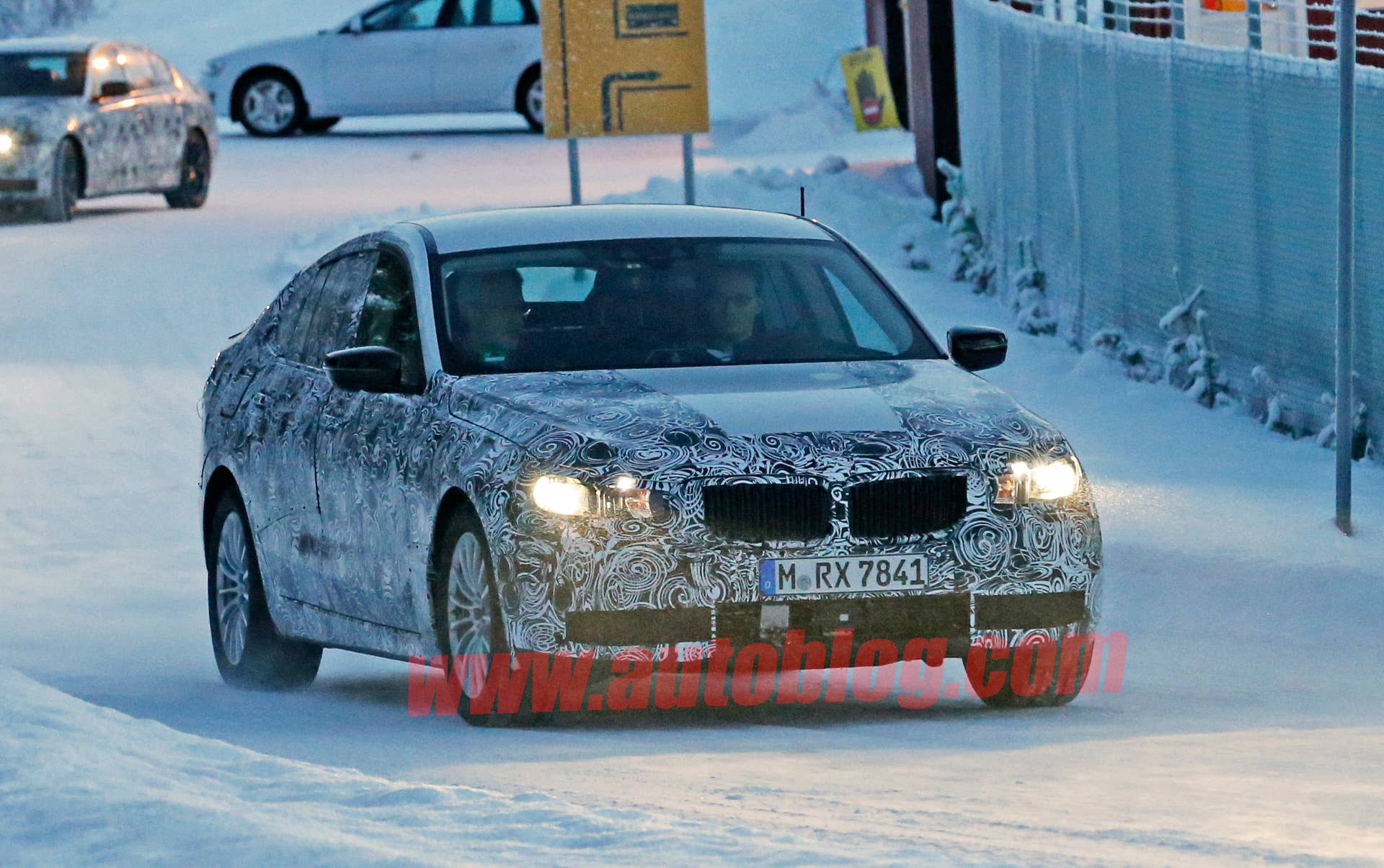 5 series gt bmw winter spy shot