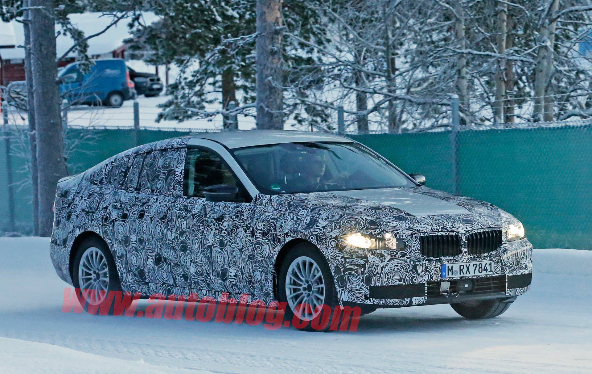 5 series gt gran turismo bmw winter testing