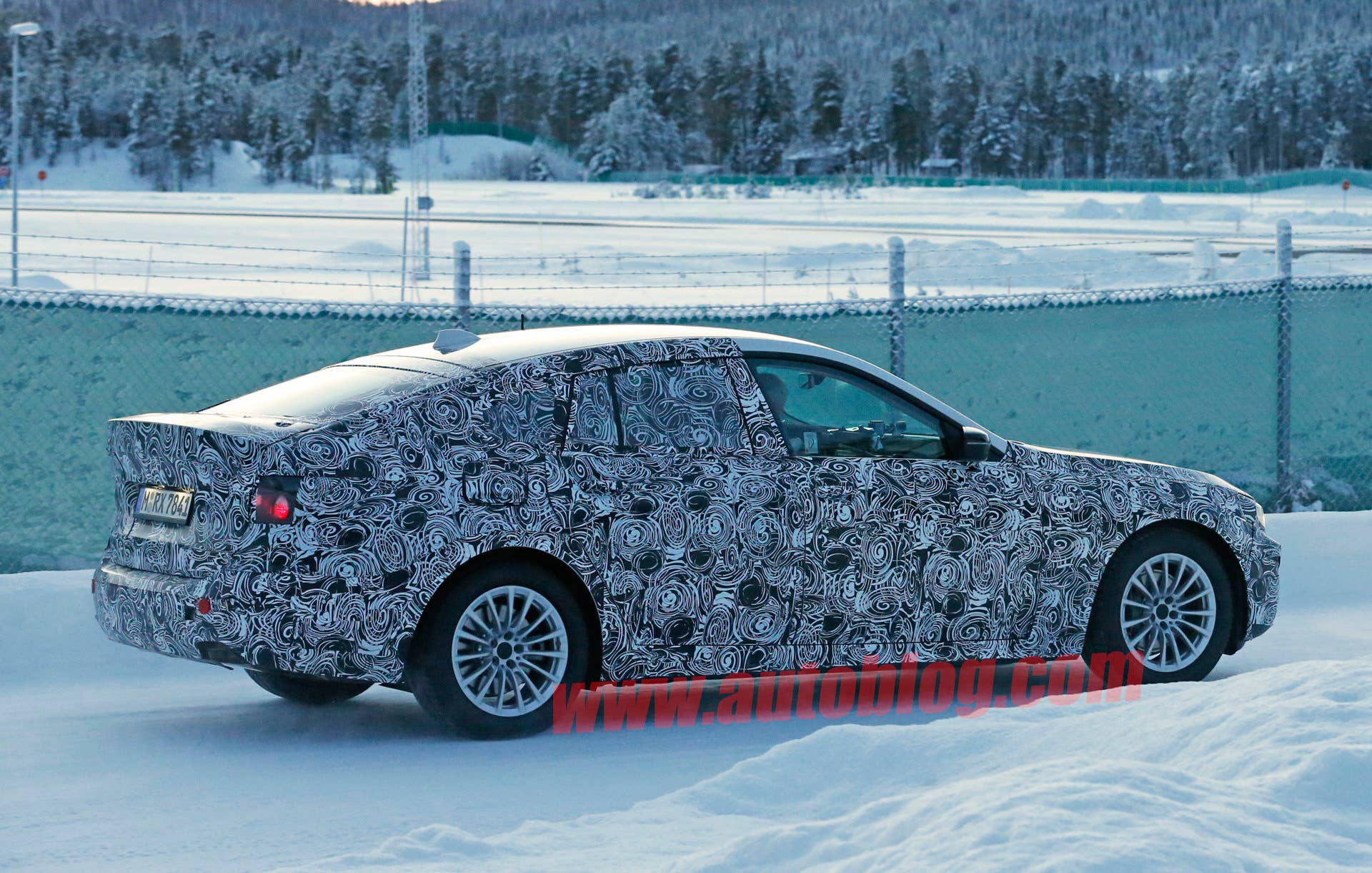 5 series gt camo winter test bmw