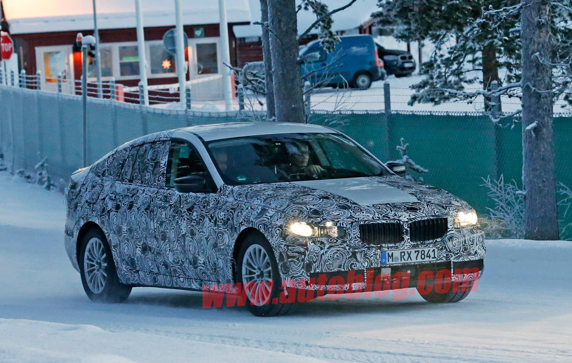 winter testing bmw 5 series gt