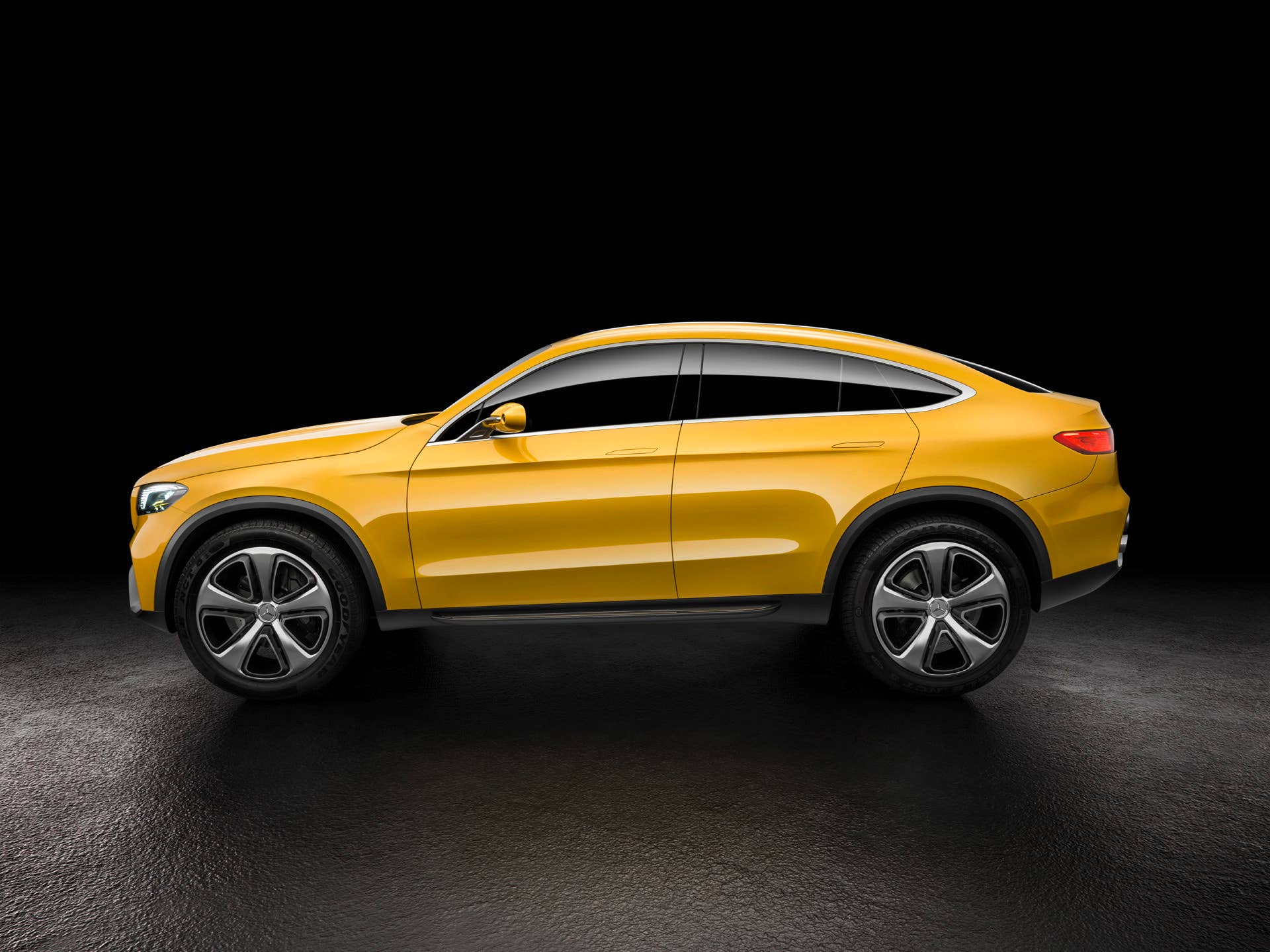 mercedes glc concept coupe shanghai profile