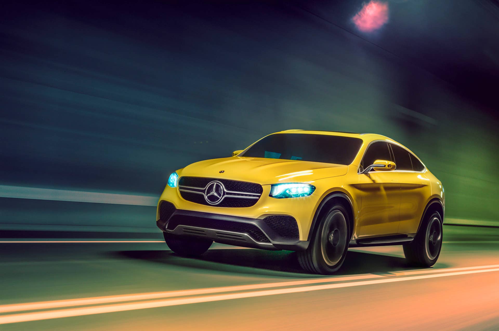 Mercedes-Benz Concept GLC Coupé; Lack: Solarbeam