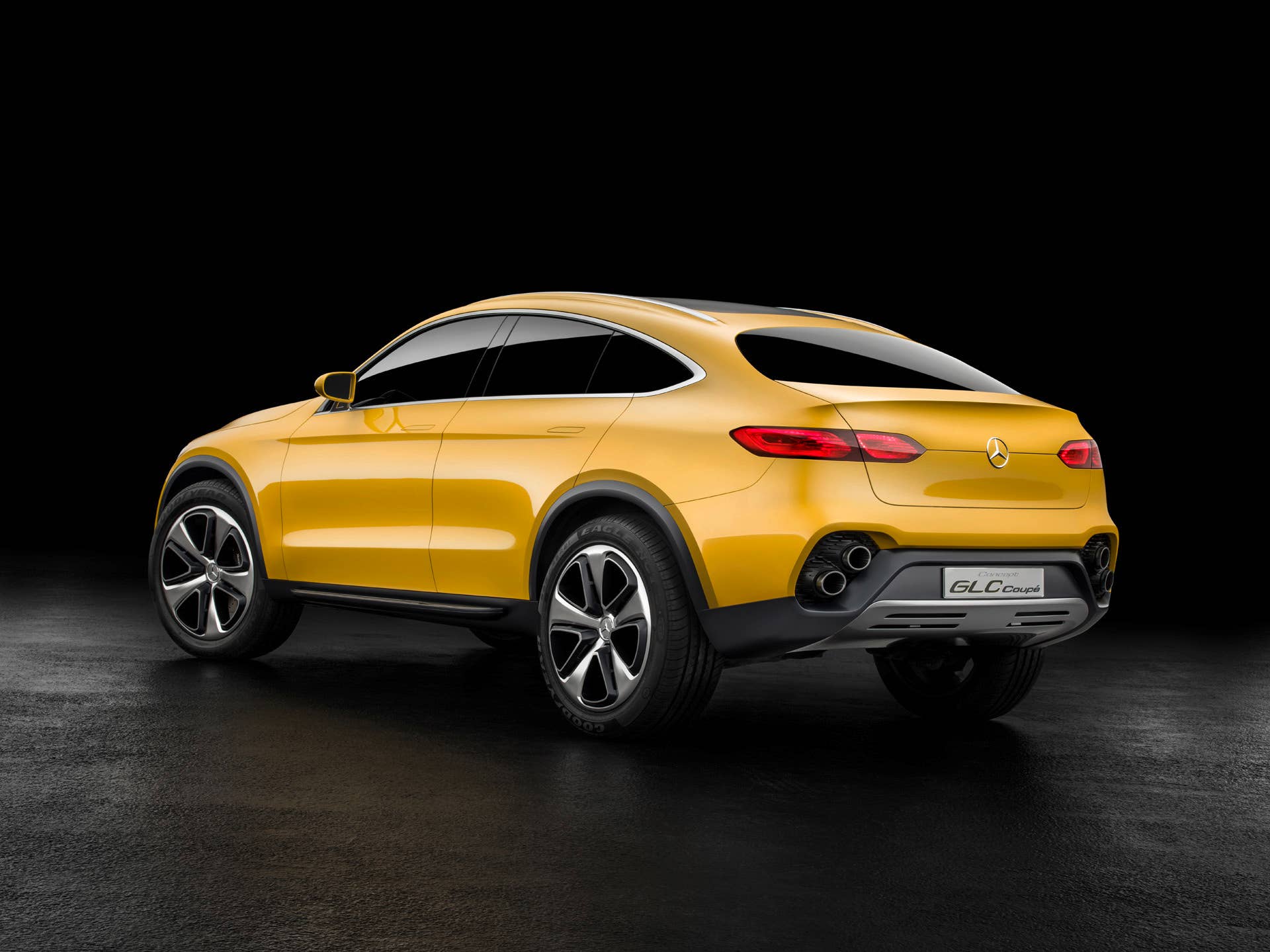 concept glc mercedes back studio tailpipes