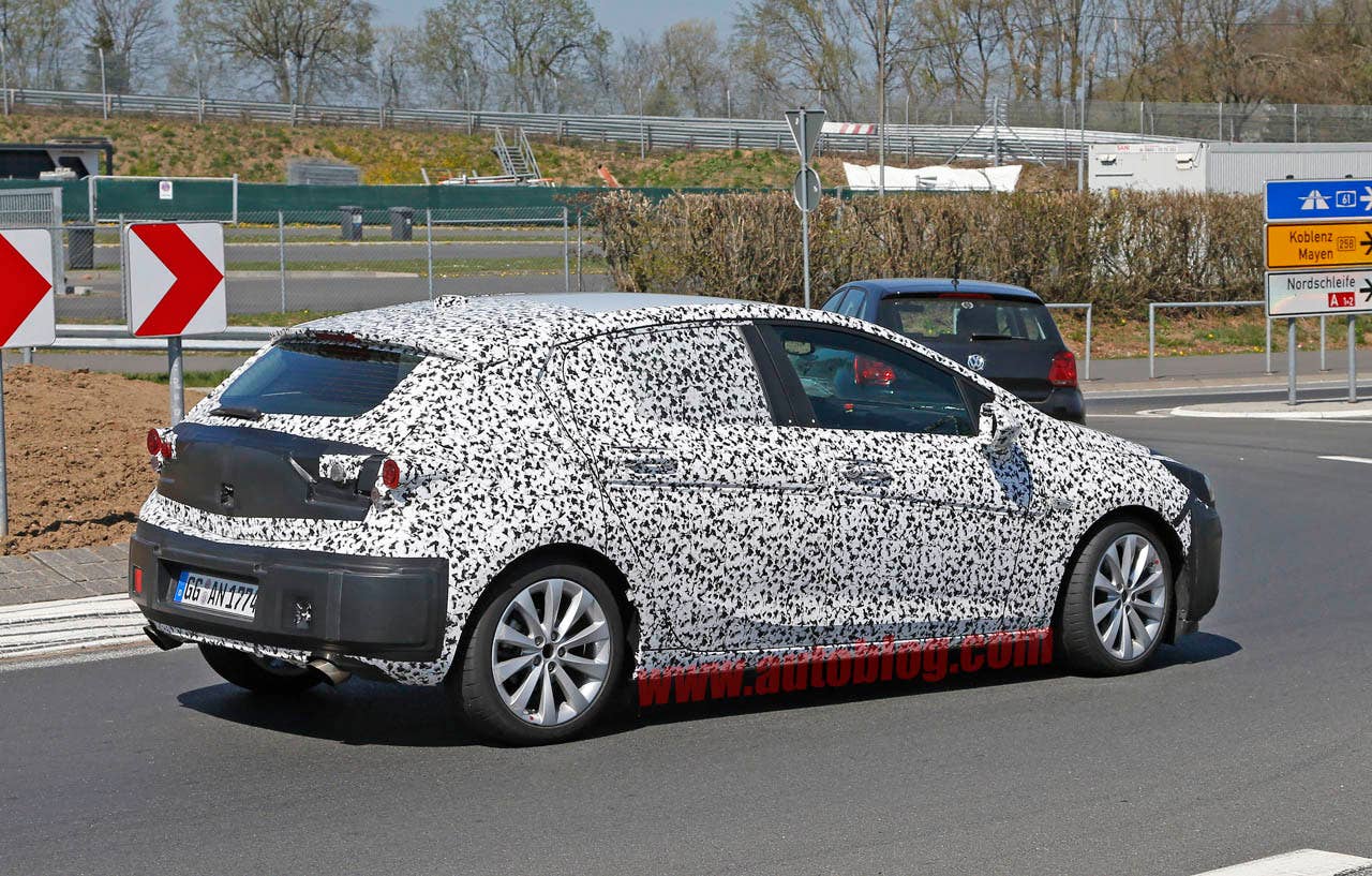 Vauxhall Astra GSi at the Nurburgring