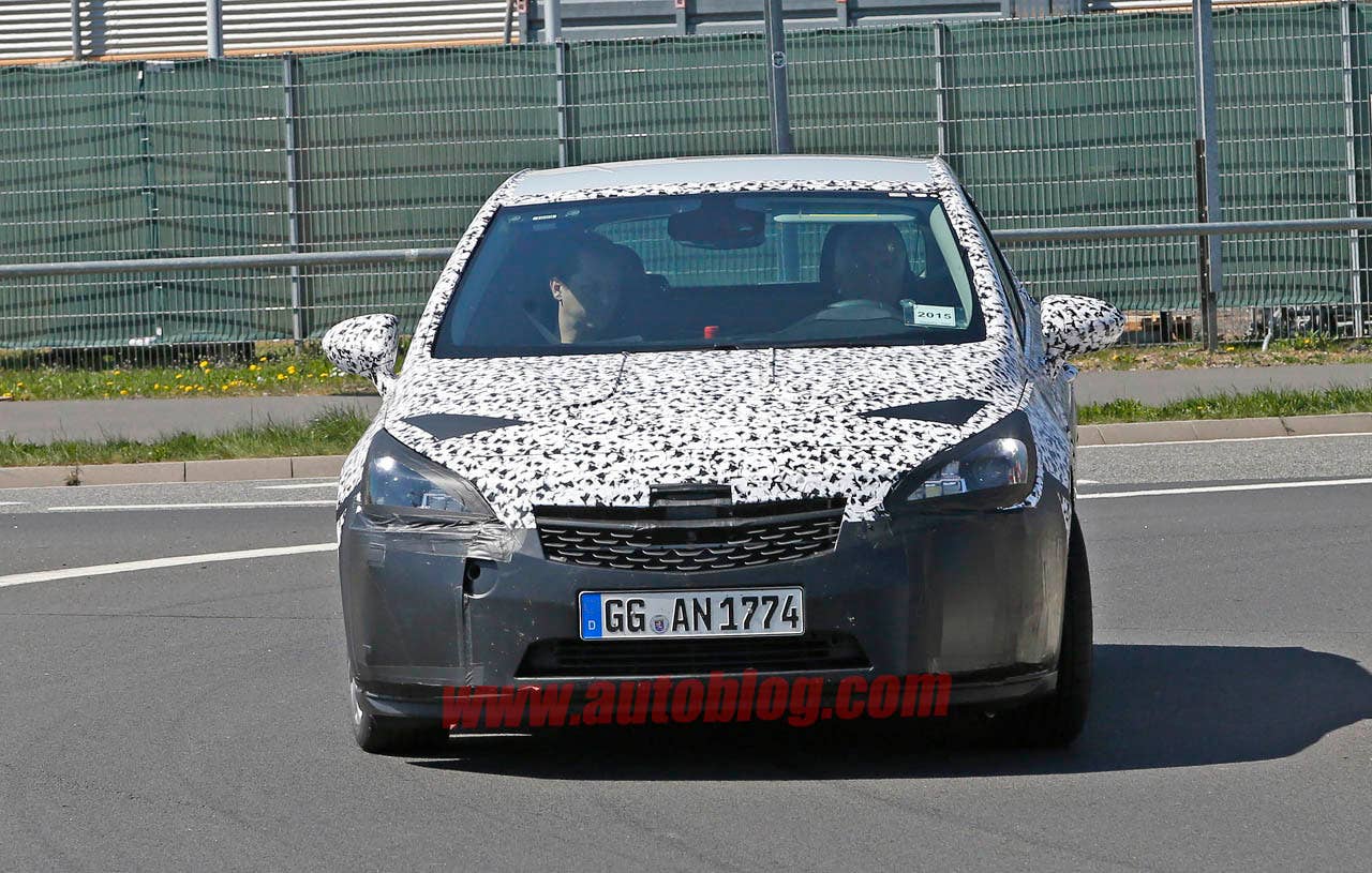 Opel Vauxhall Astra GSi prototype front germany