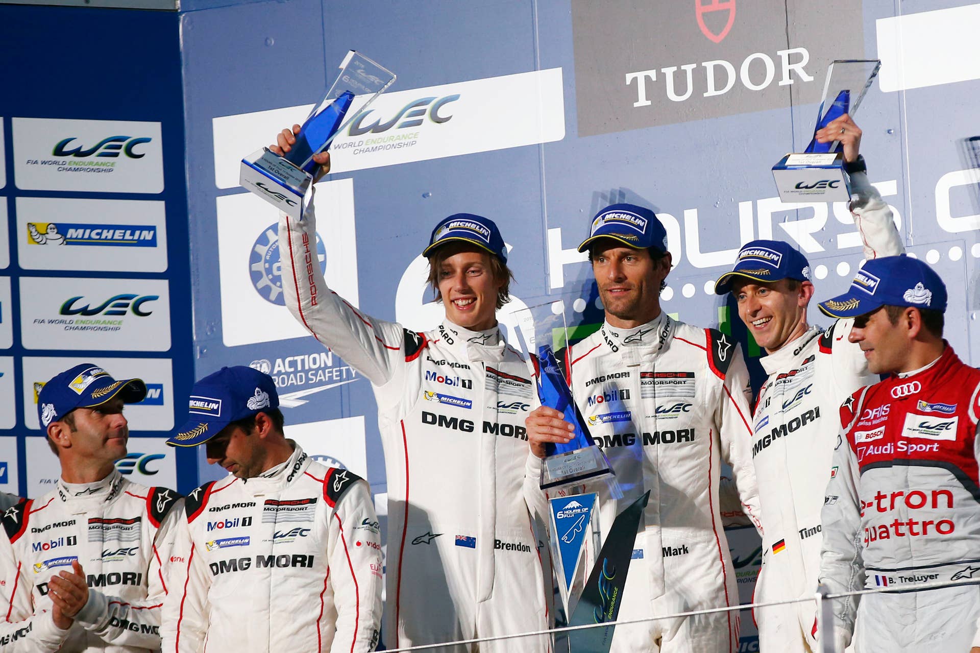 Porsche 919 Hybrid #17 podium