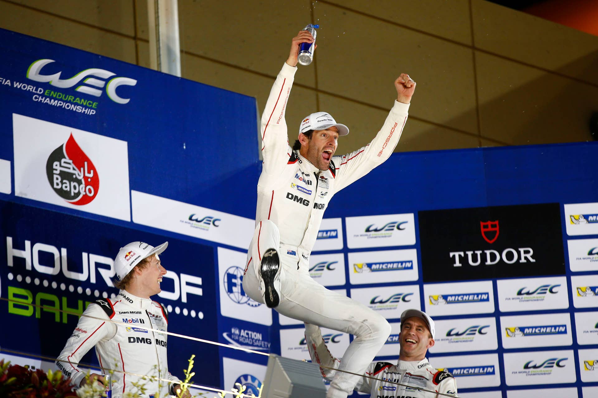 Mark Webber podium