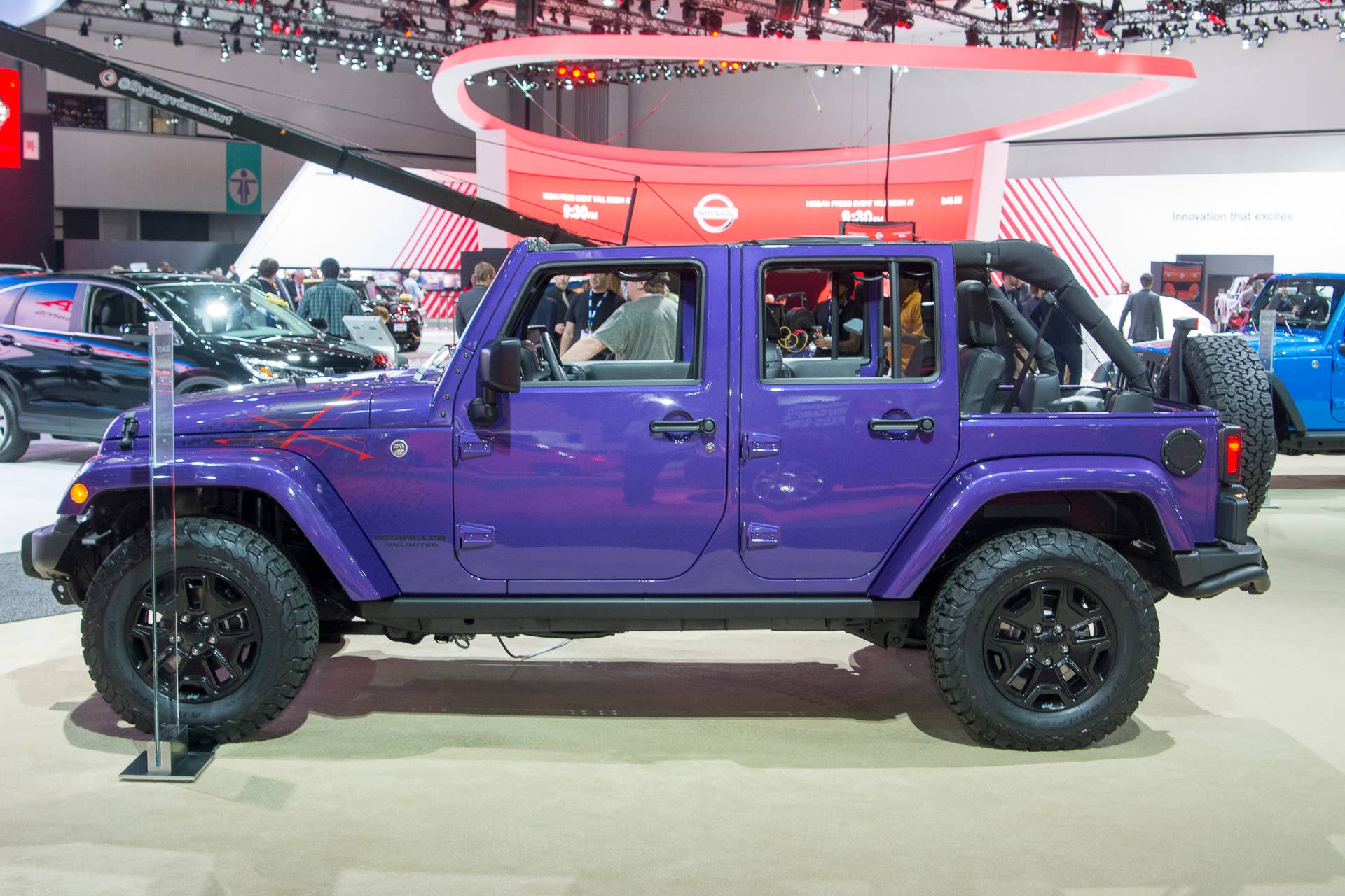 backcountry jeep wrangler purple la auto show