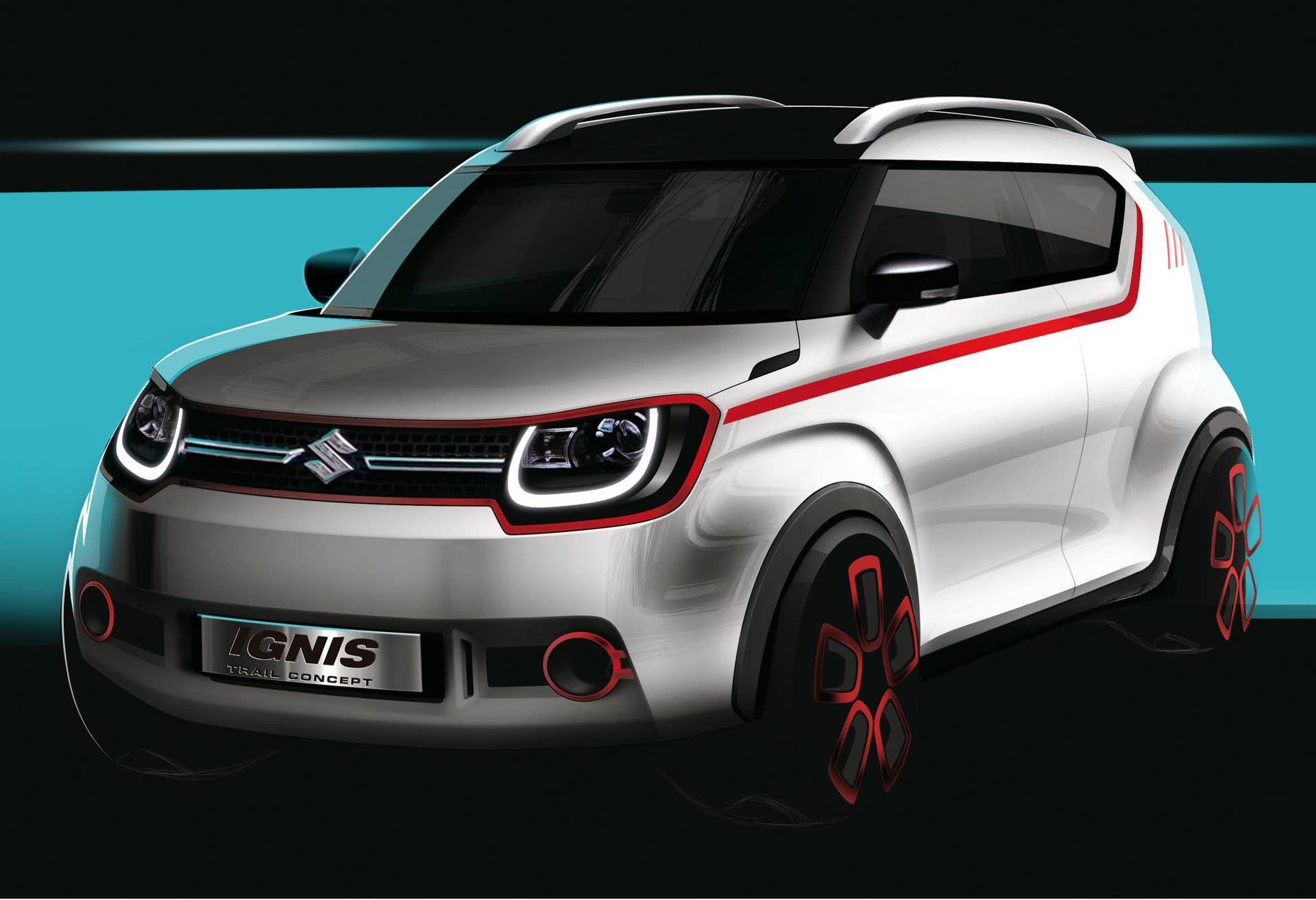 suzuki ignis trail concept rendering