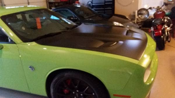 dodge challenger srt hellcat 666 hood