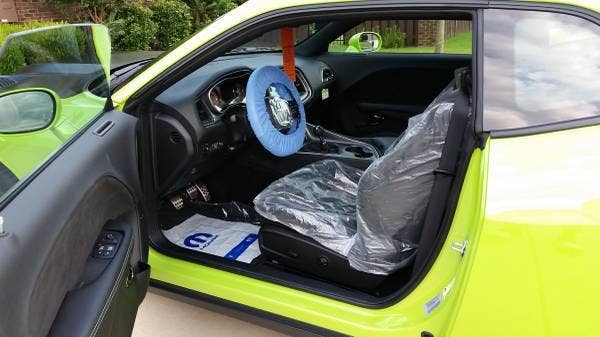 dodge challenger srt hellcat 666 interior