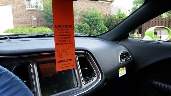 dodge challenger srt hellcat 666 warning