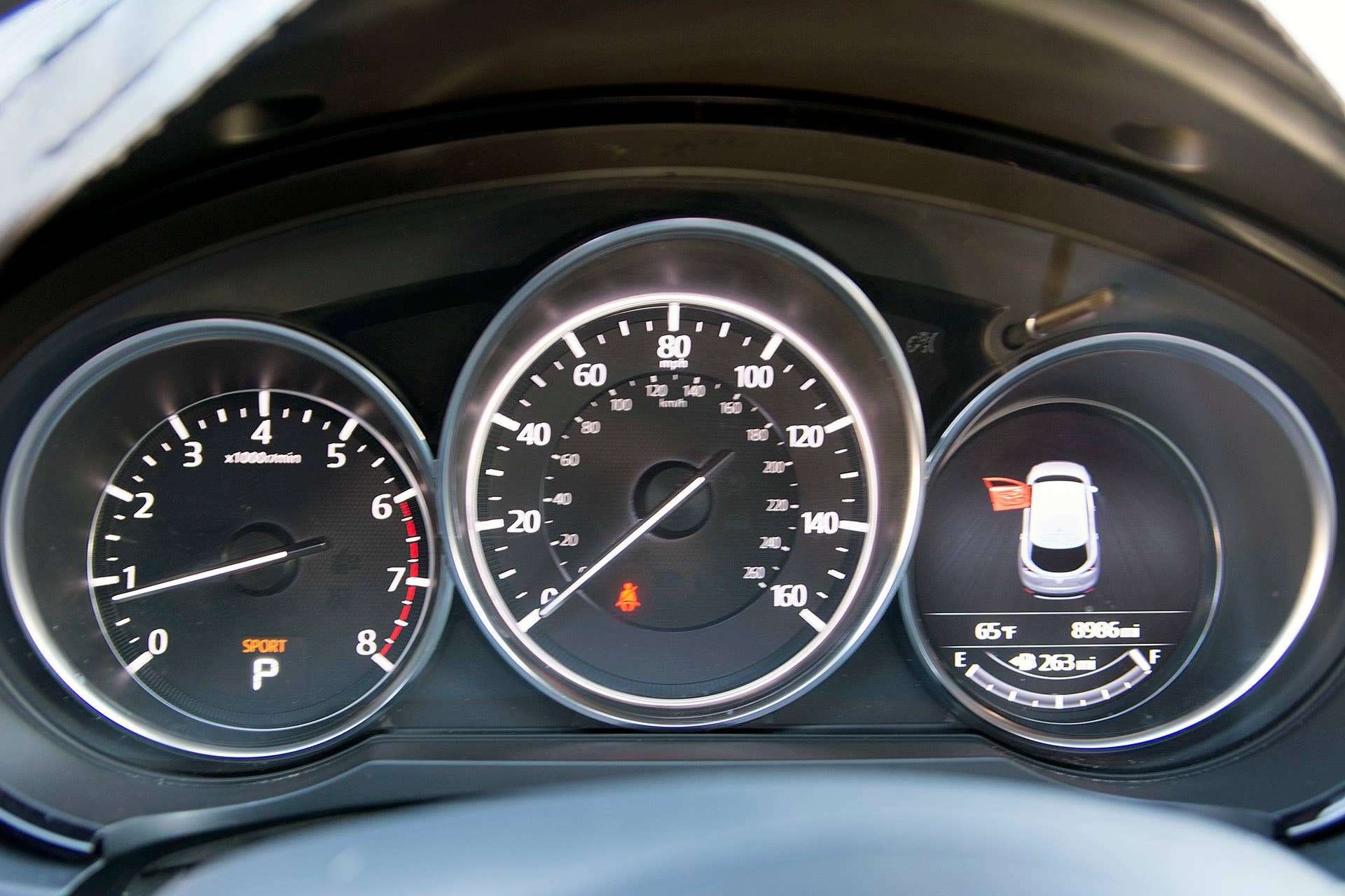 2017 Mazda CX-9 Prototype gauges