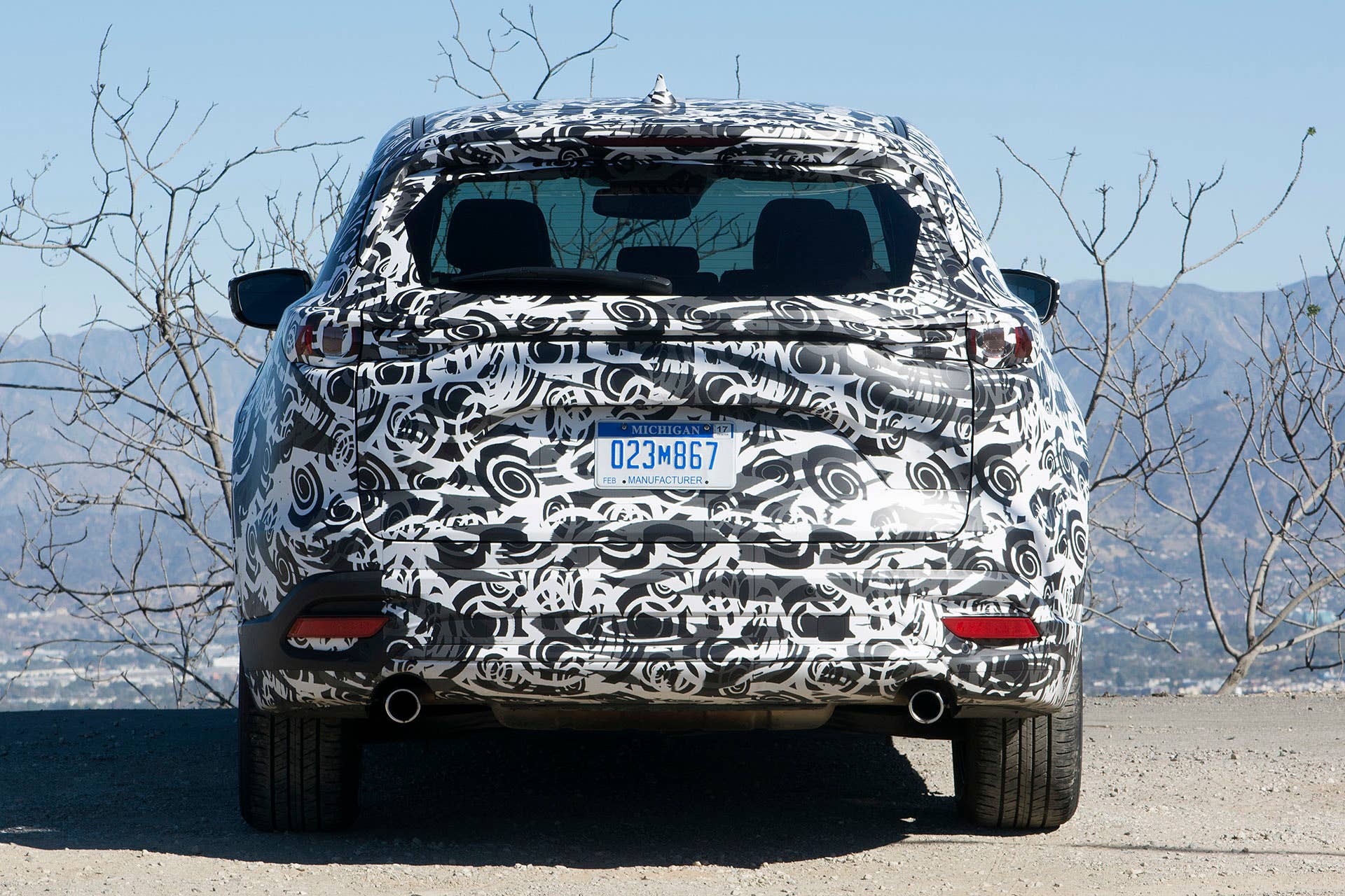 2017 Mazda CX-9 Prototype rear view