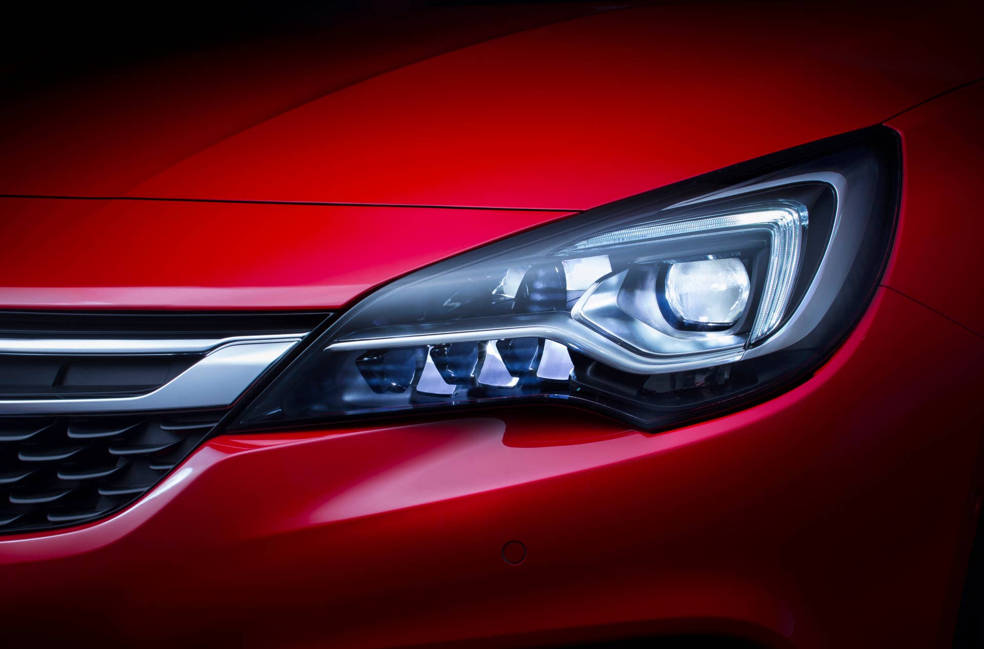 2016 Opel Astra headlights led matrix