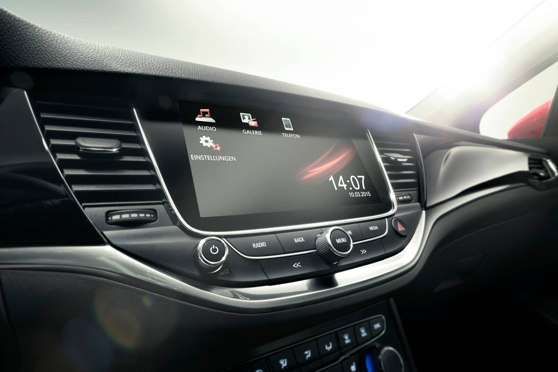 2016 Opel Astra dashboard display