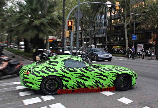 Mercedes AMG GT spy shots