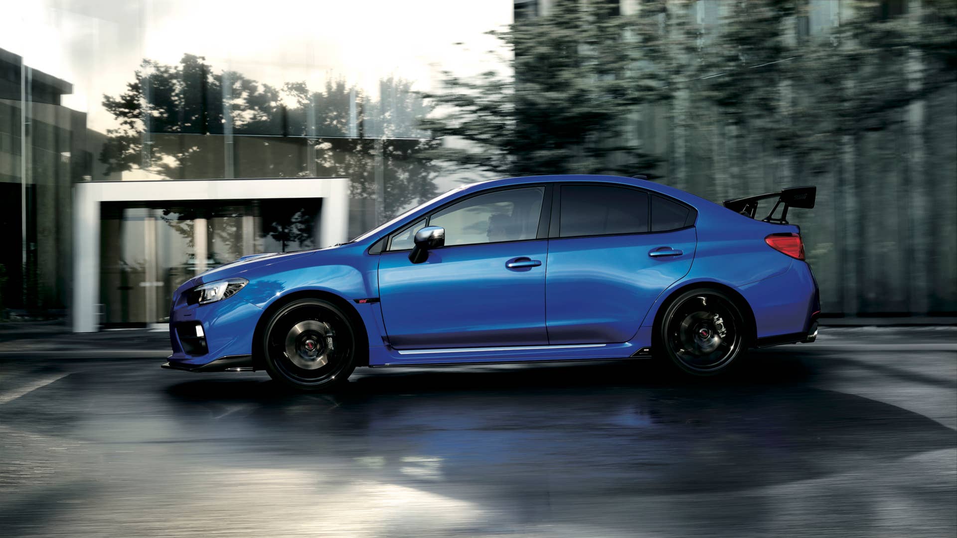 Subaru WRX S4 tS Side Exterior Driving