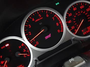 2005 Subaru WRX STI interior