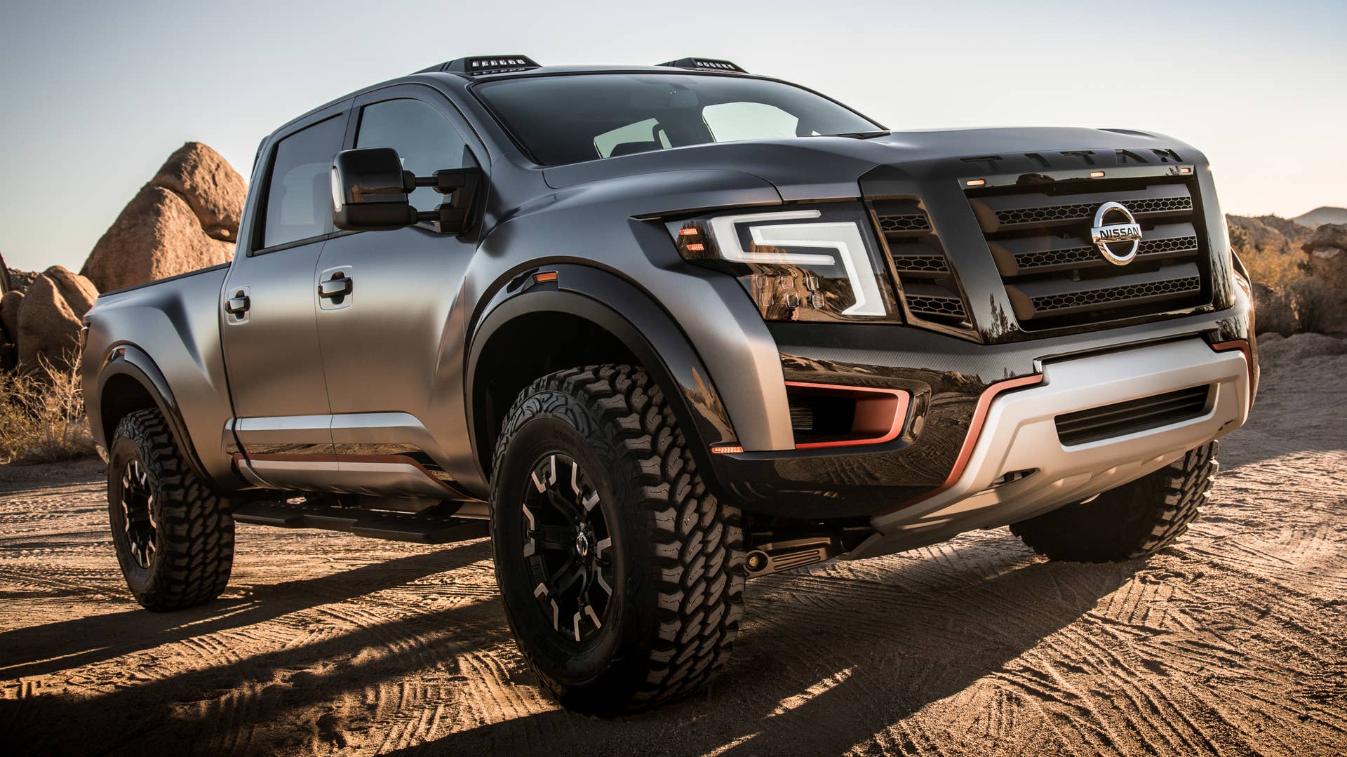 Nissan Titan Warrior concept front right close