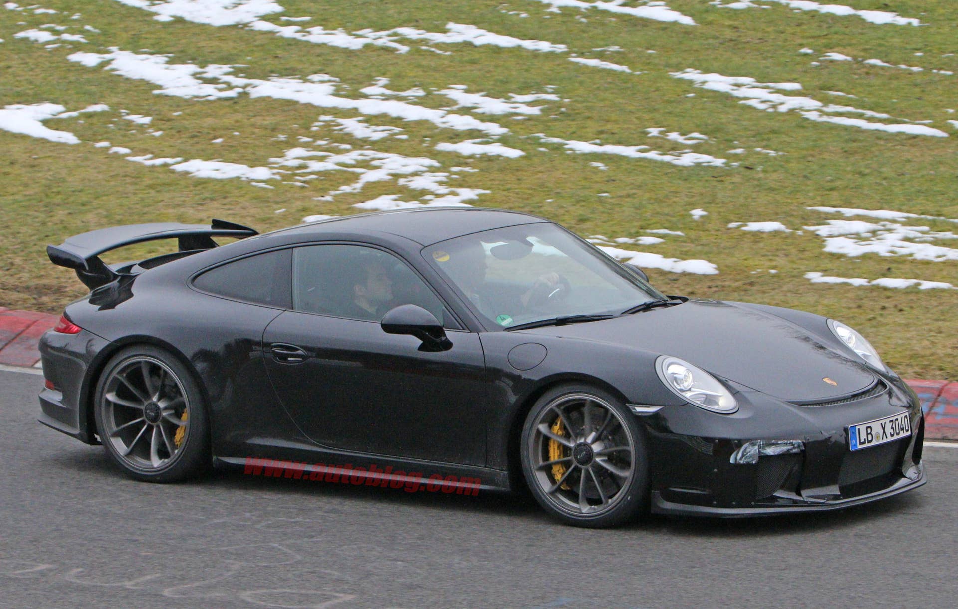 Porsche 911 GT3 prototype spied