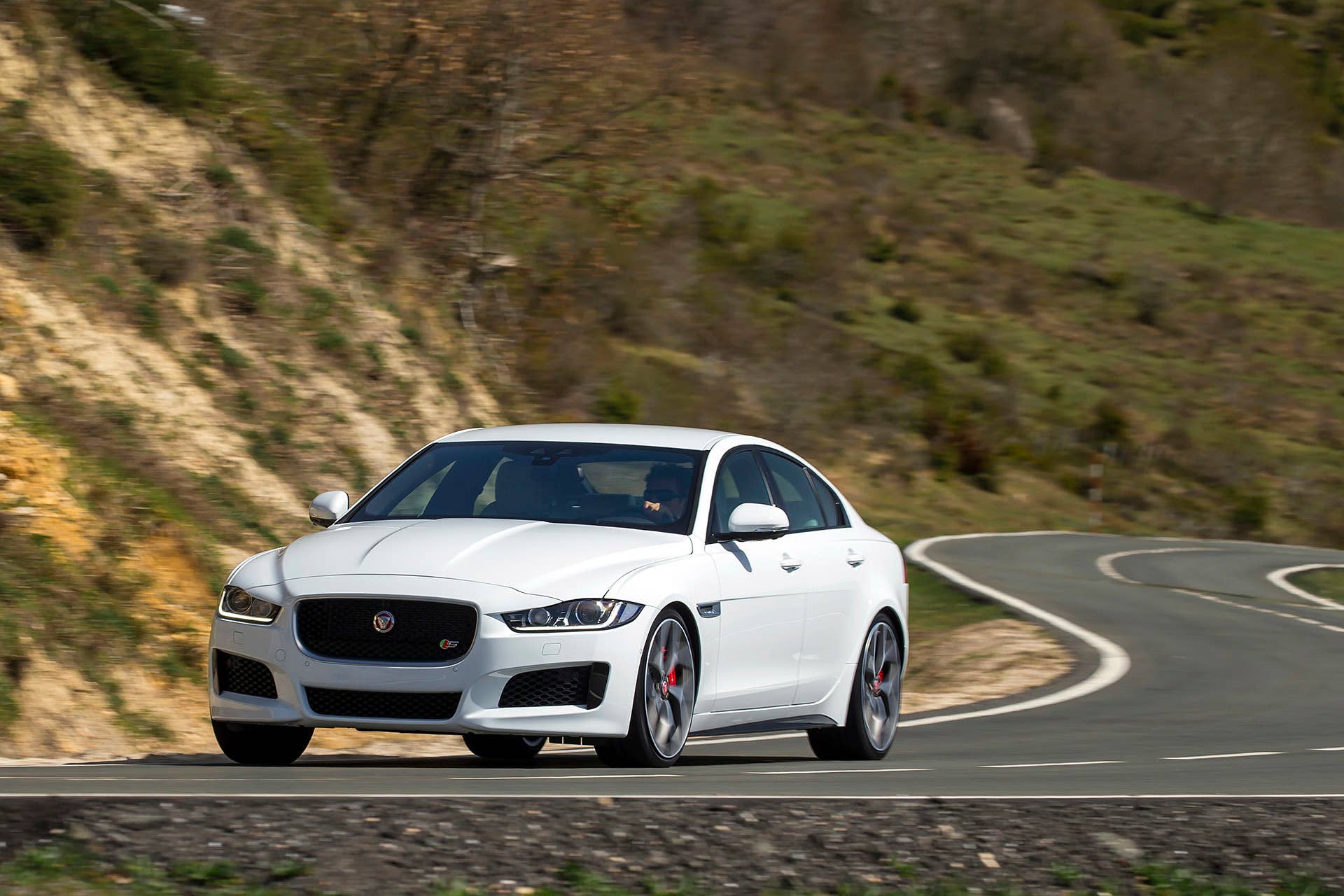 2017 Jaguar XE driving