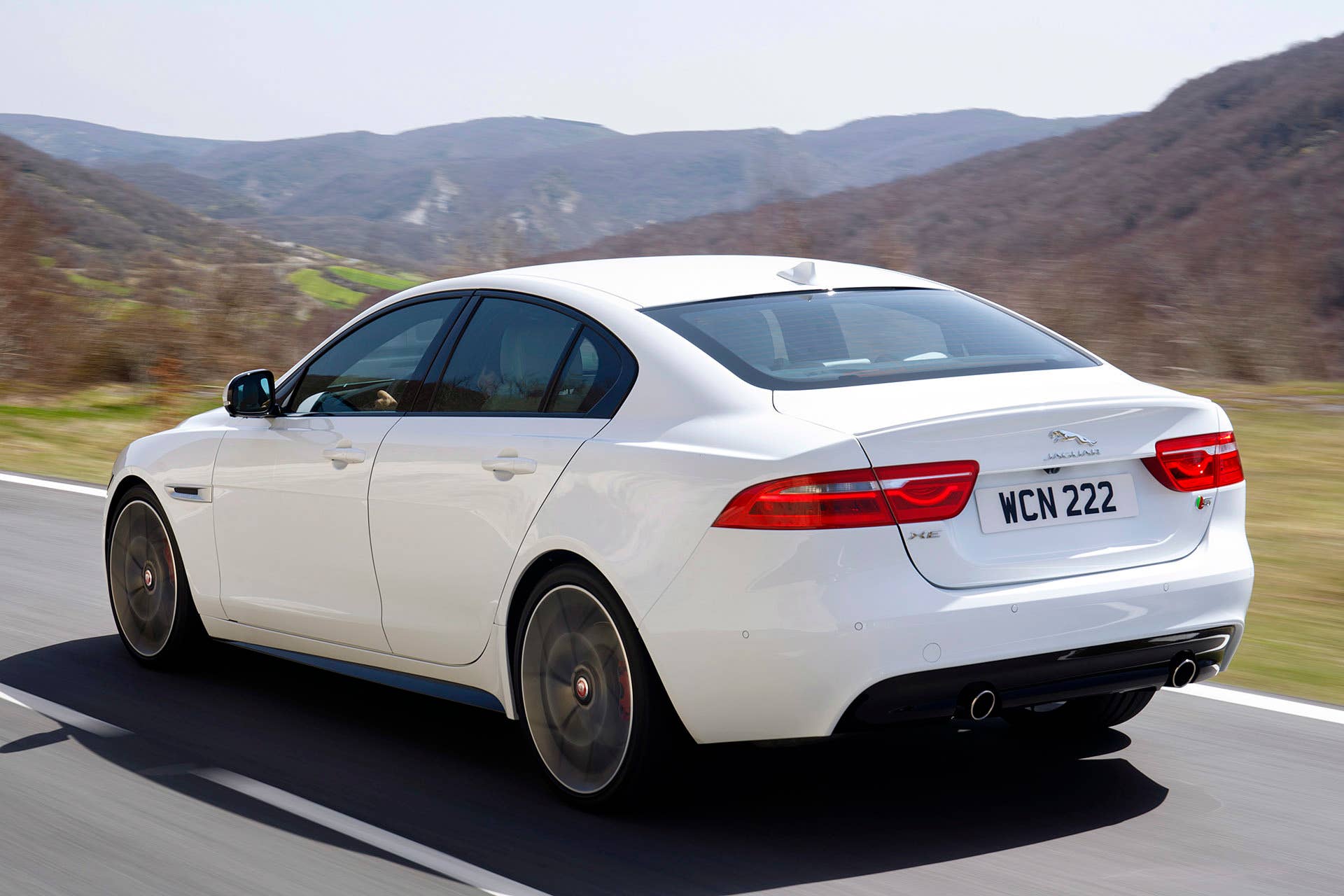 2017 Jaguar XE driving