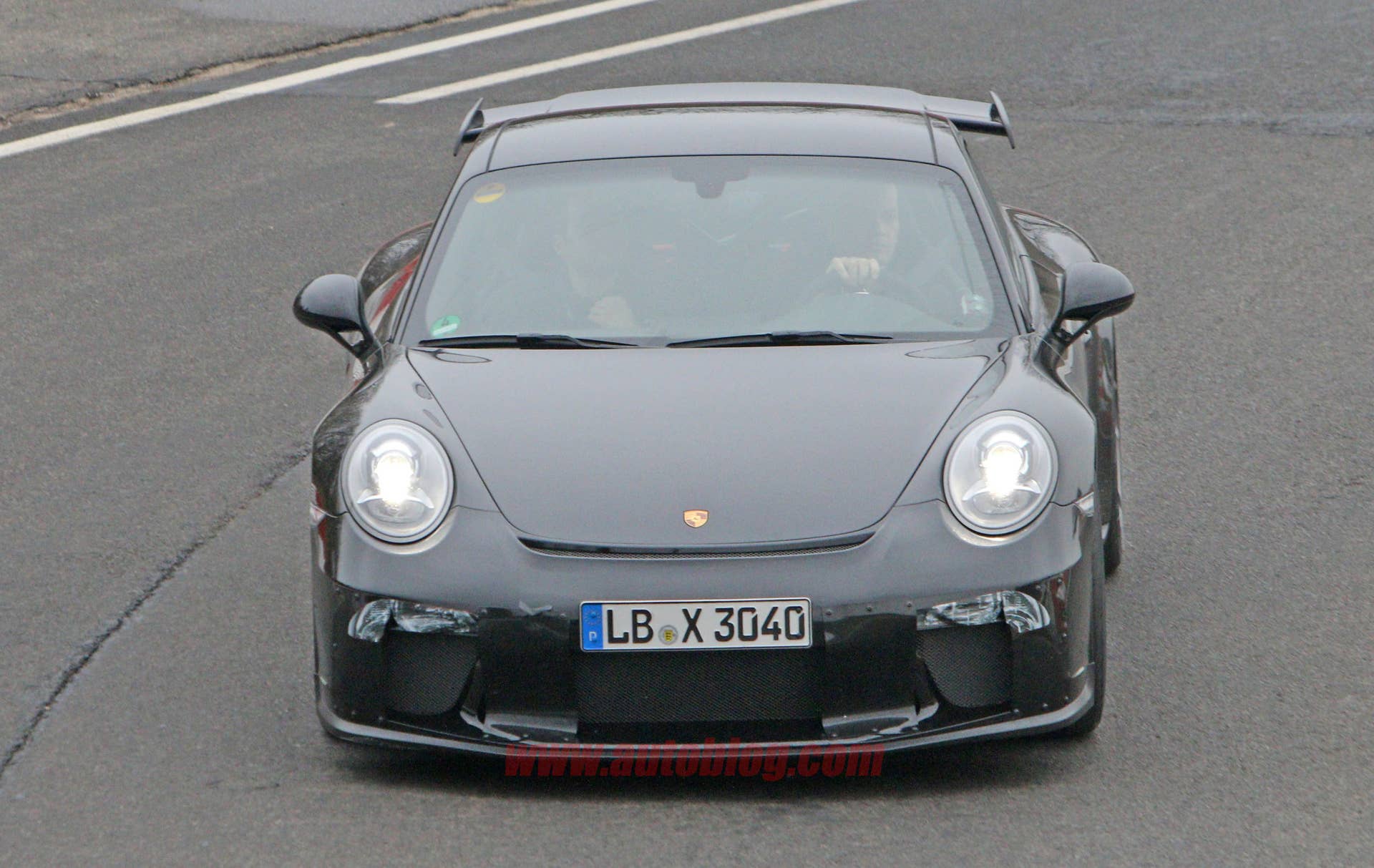 Porsche 911 GT3 prototype front