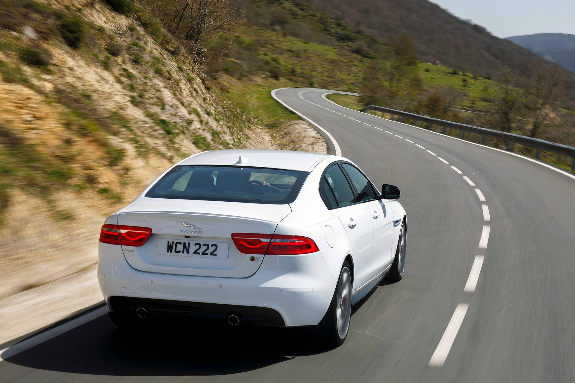 2017 Jaguar XE driving