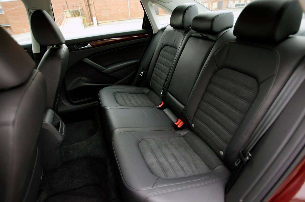 2012 Volkswagen Passat rear seats