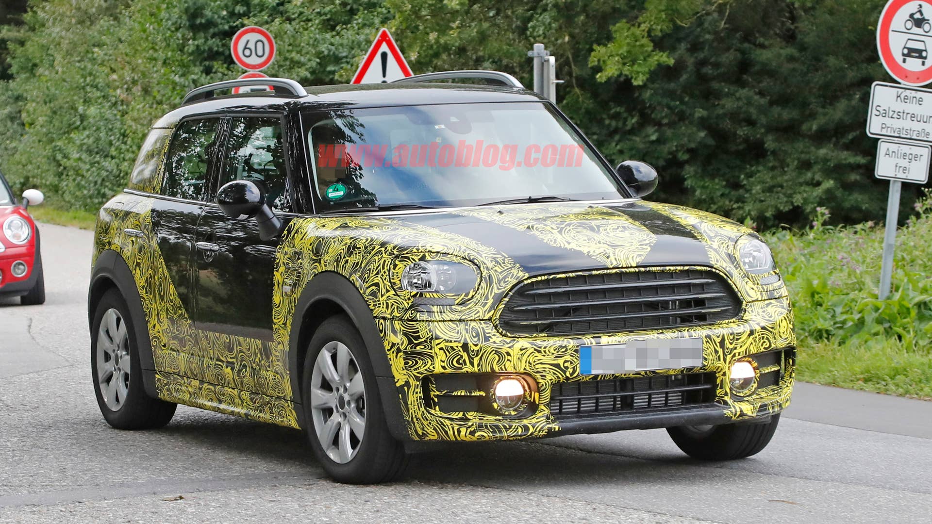 2017 Mini Countryman Spy Shots Three Quarter Front Exterior