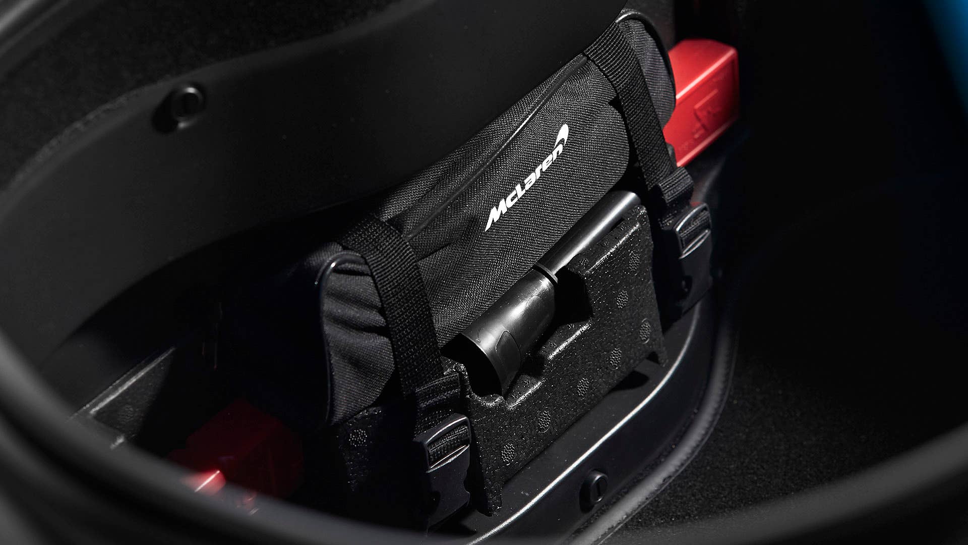 2017 McLaren 570GT front cargo area