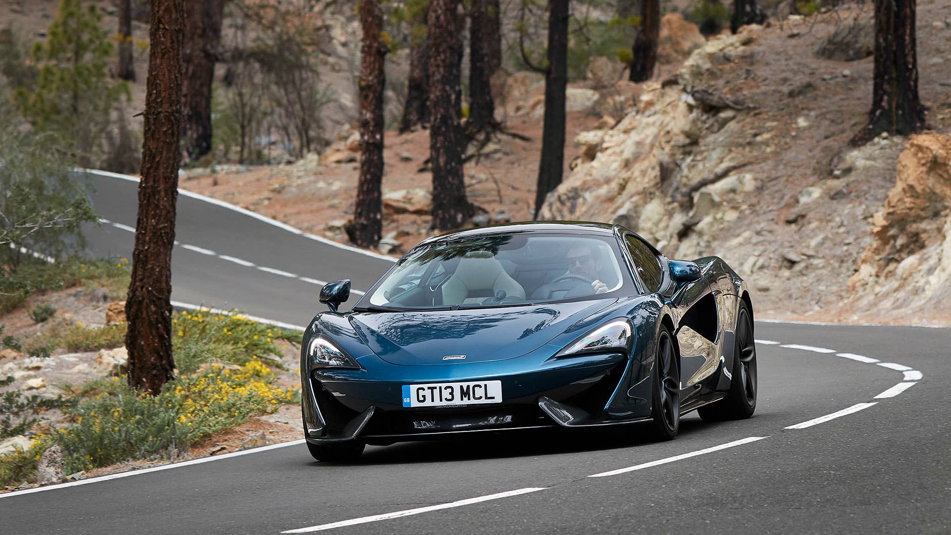 2017 McLaren 570GT driving