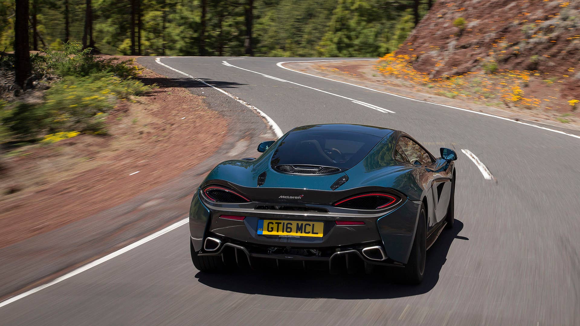 2017 McLaren 570GT driving