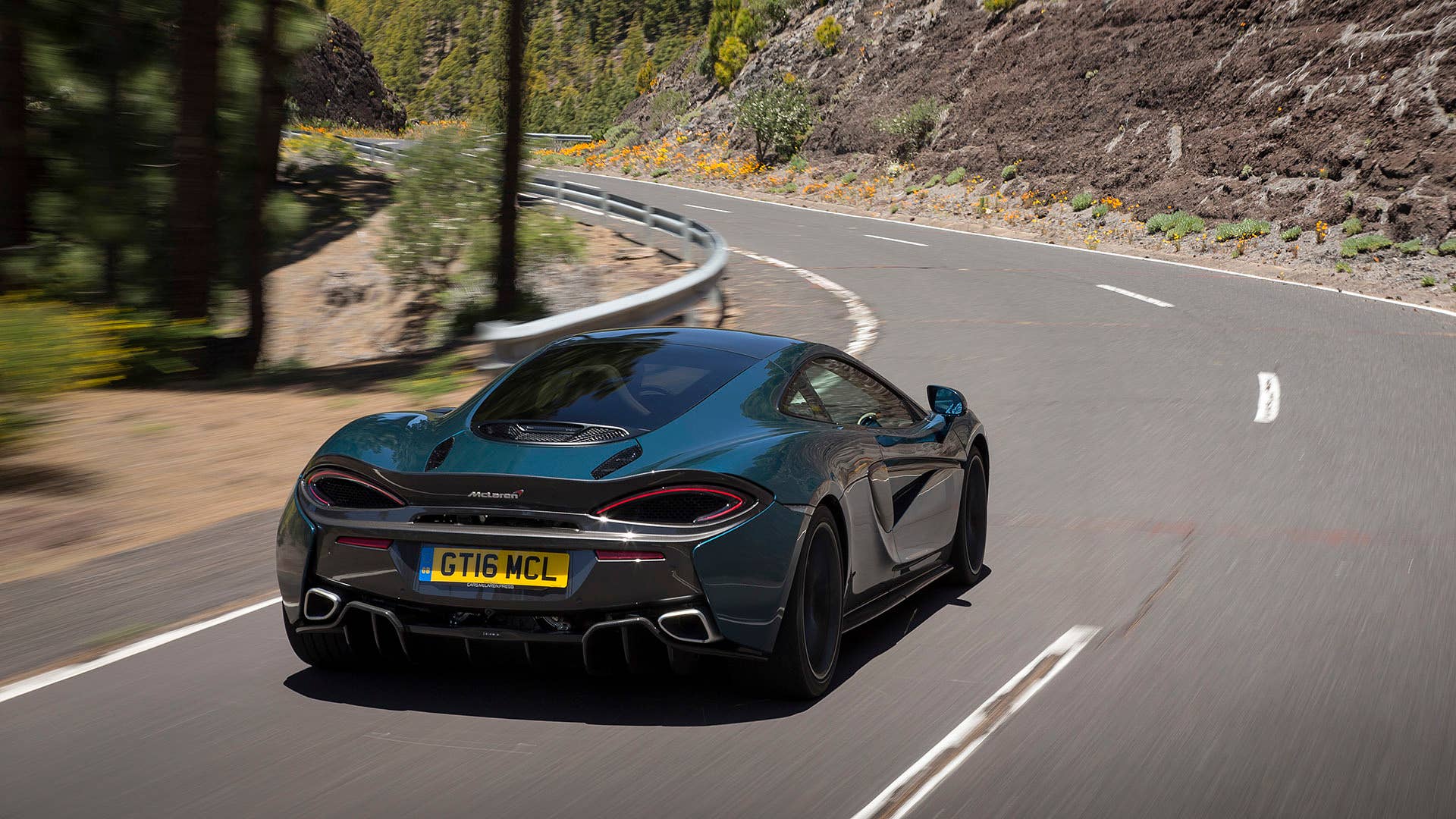2017 McLaren 570GT driving