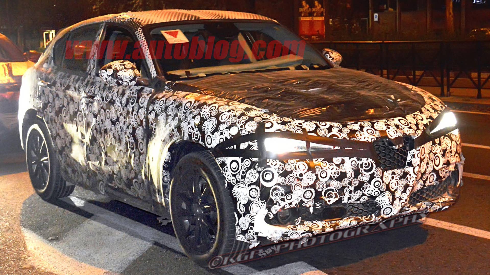 Alfa Romeo Spy Photos Three Quarter Front Exterior