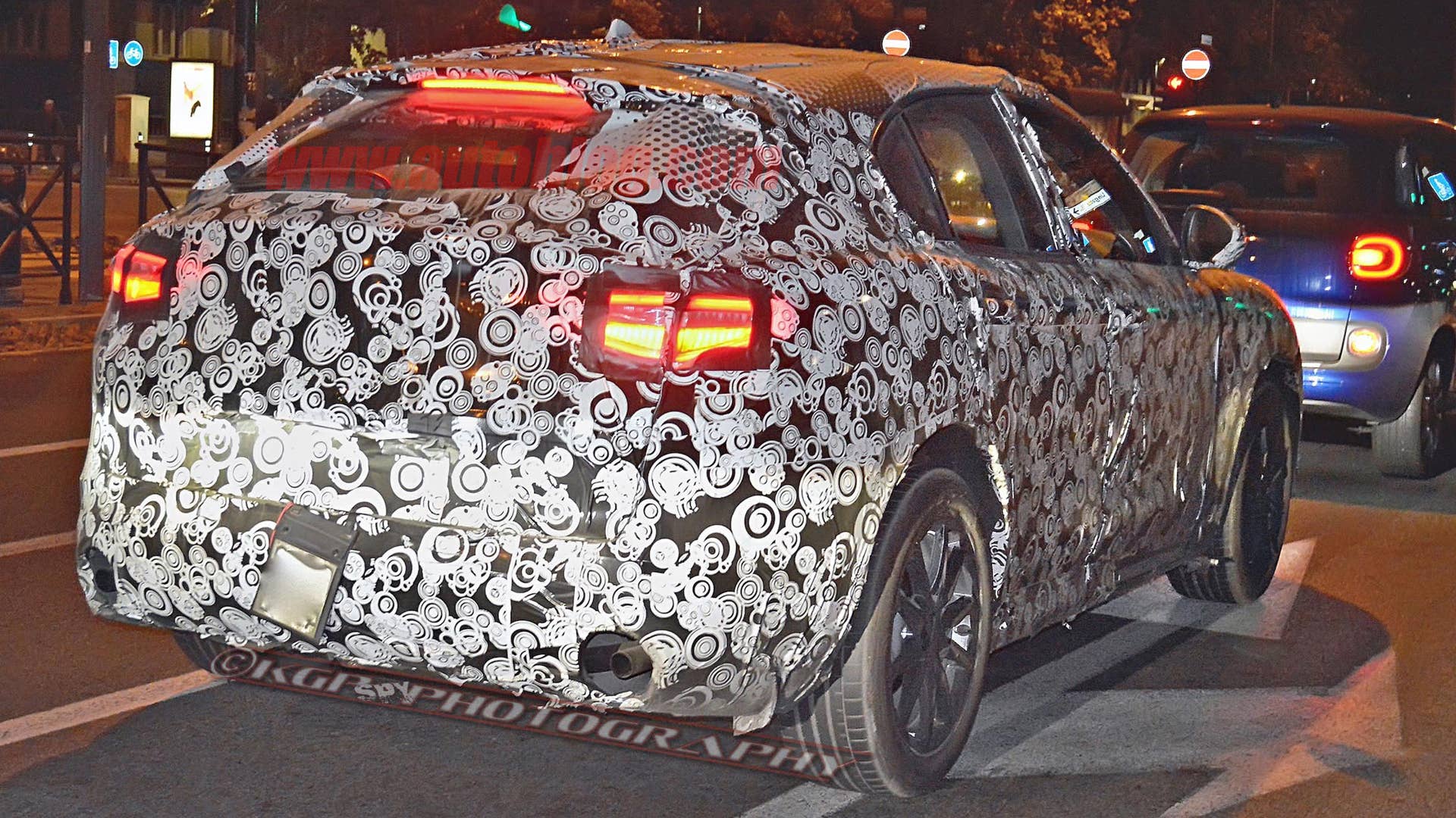 Alfa Romeo Spy Photos Rear End Exterior