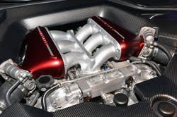 Infiniti Q50 Eau Rouge engine