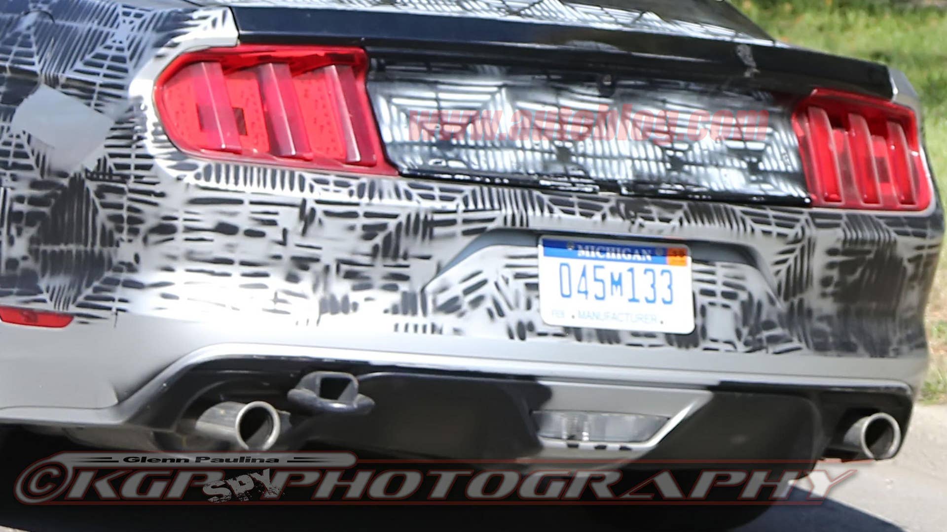 2018 Ford Mustang prototype rear