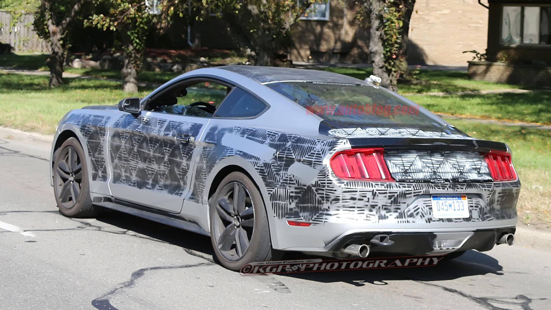 2018 Ford Mustang prototype rear 3/4
