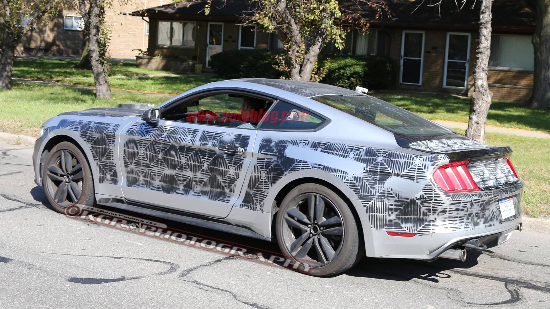 2018 Ford Mustang prototype profile