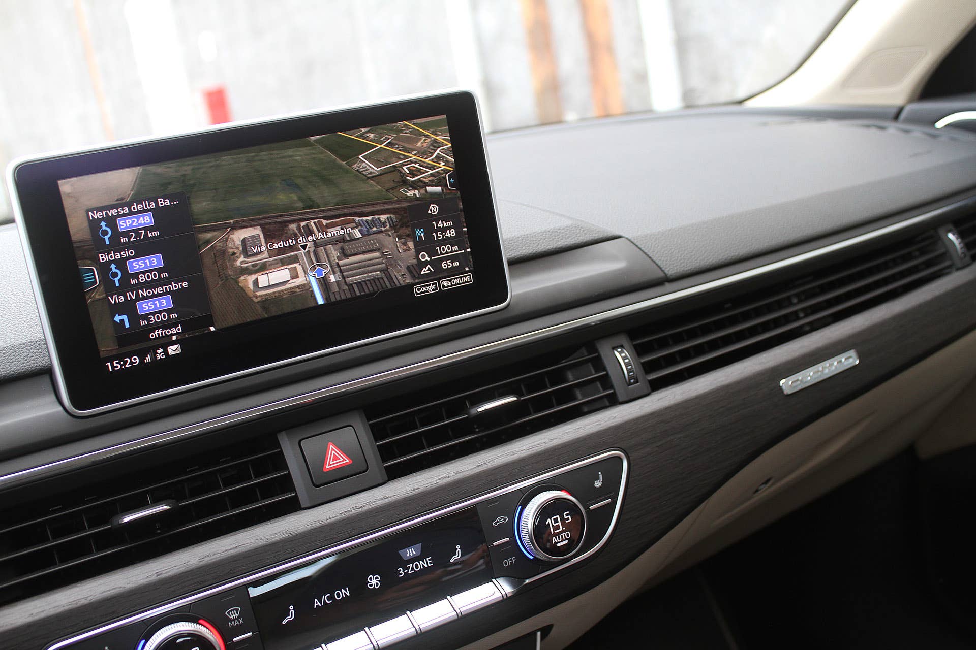 2017 Audi A4 navigation system