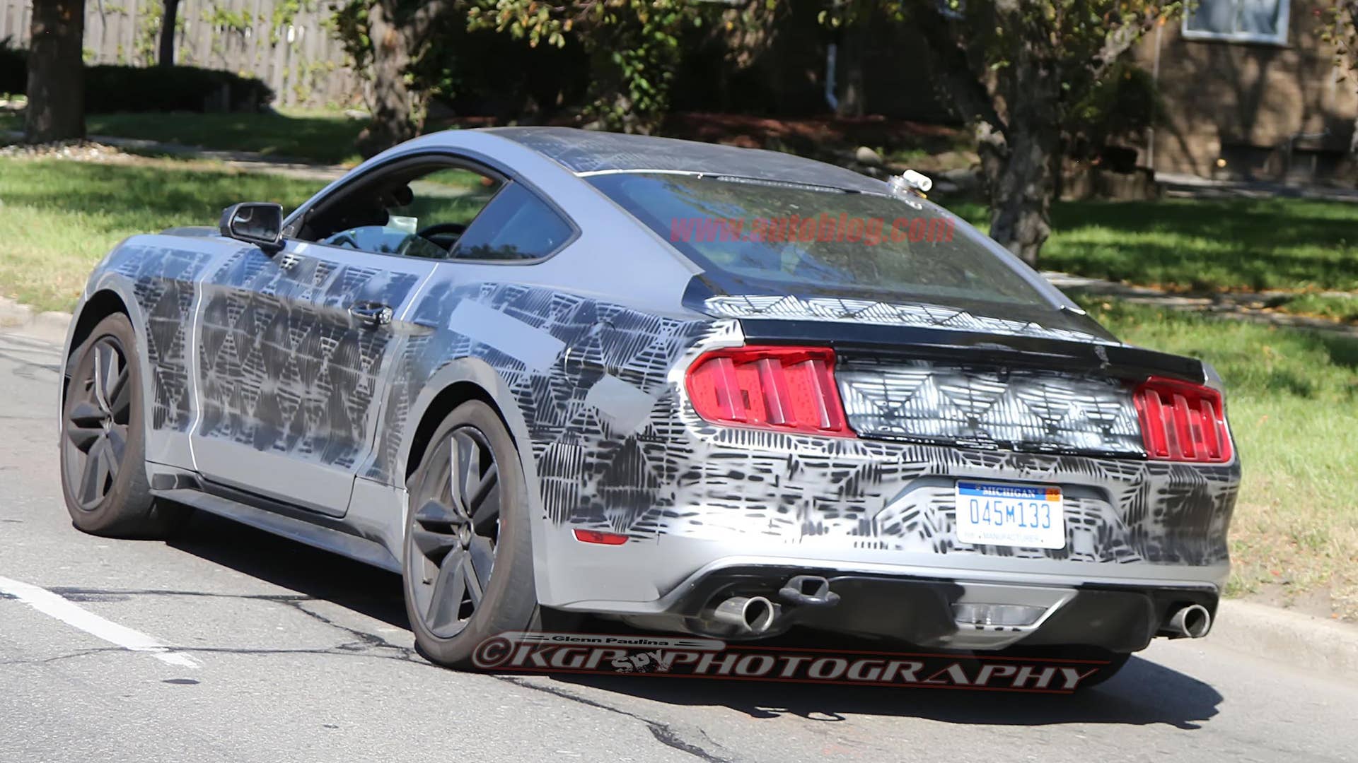 2018 Ford Mustang prototype rear 3/4