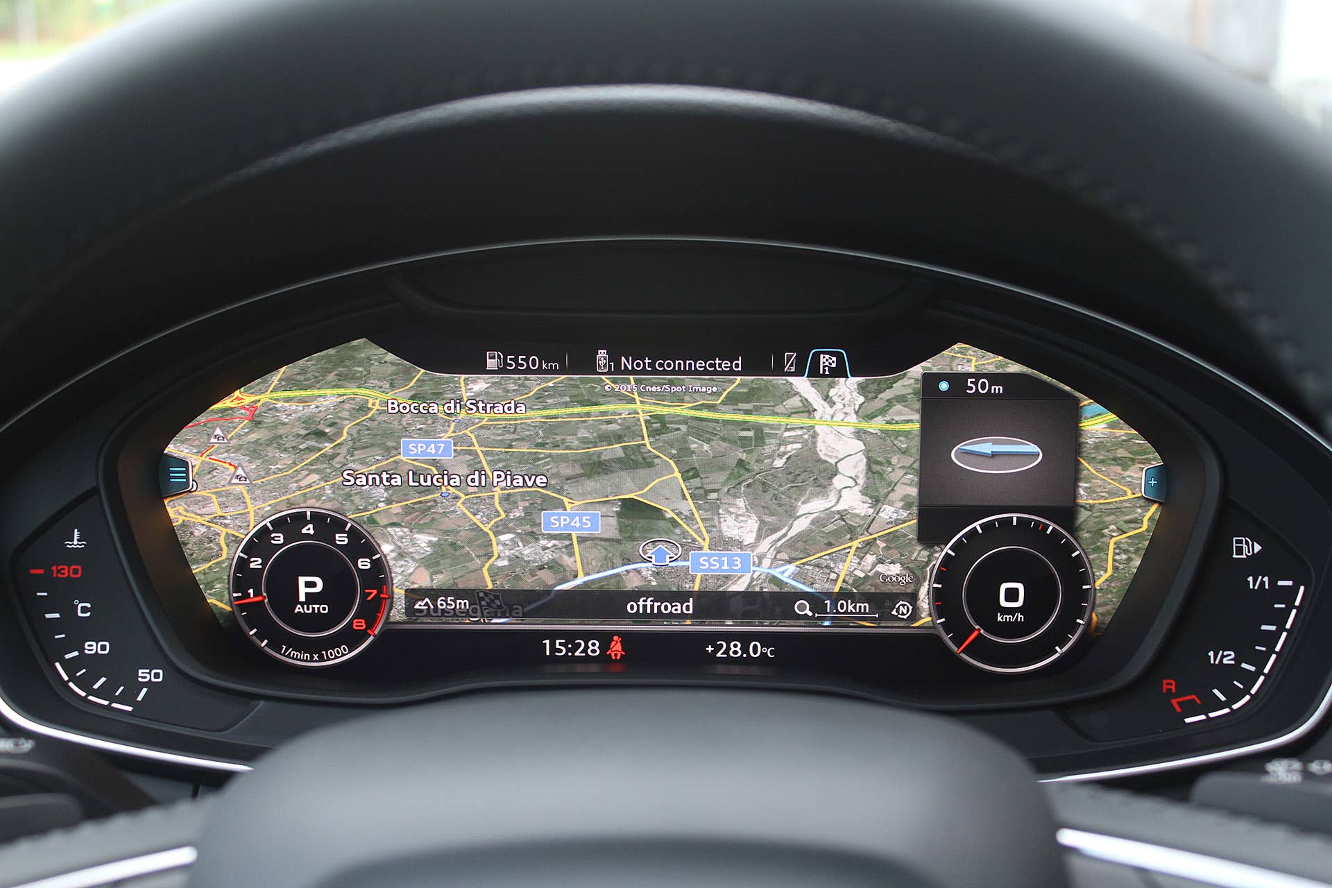 2017 Audi A4 gauges