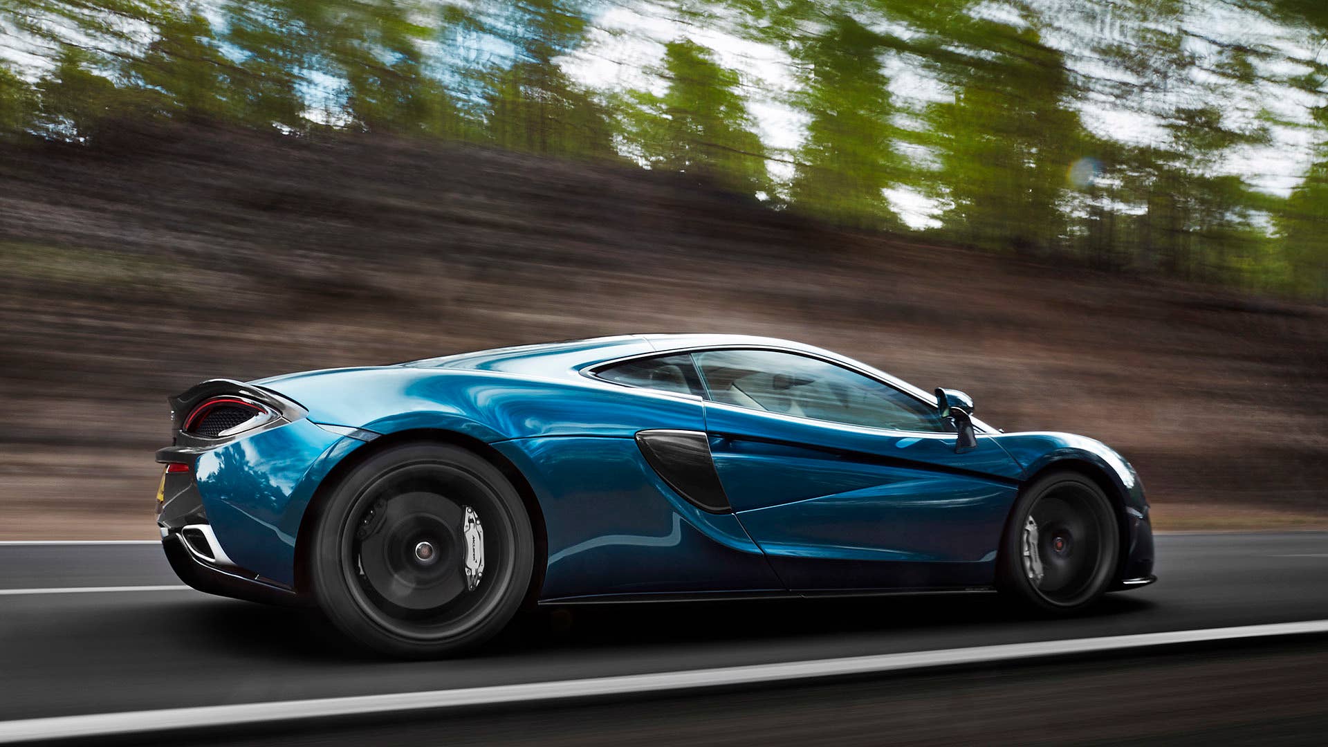 2017 McLaren 570GT driving