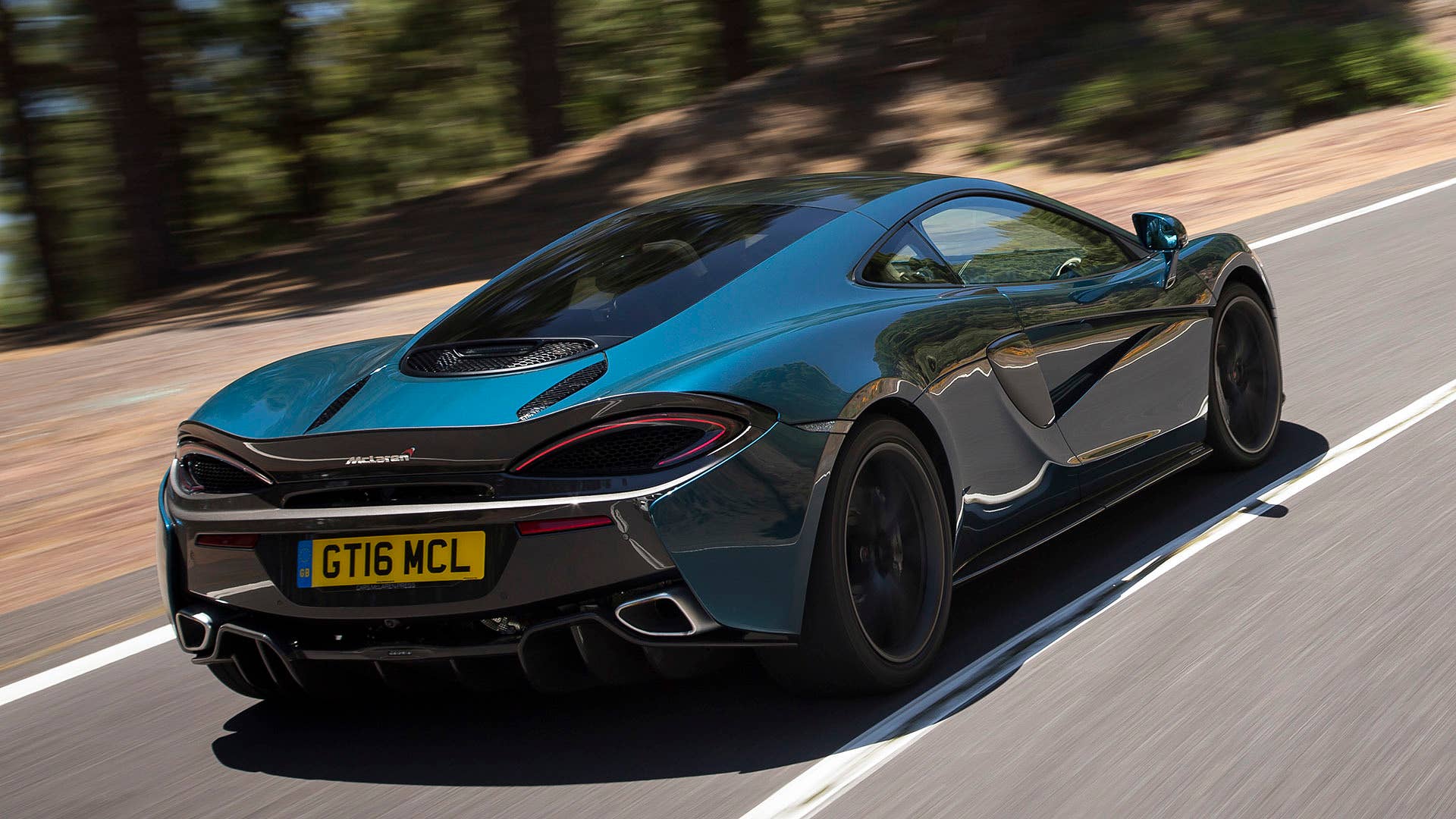 2017 McLaren 570GT driving